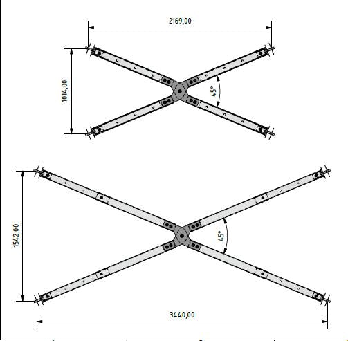 Ladda bild i galleriet, Lasto Kryssok Aluminium WLL 15T
