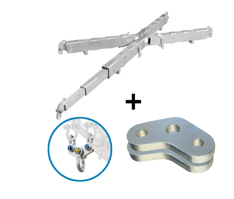 Ladda bild i galleriet, Aluexbeams Aluex 10+ KryssOk  Aluminium 2540-5400mm WLL 10T
