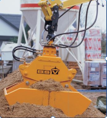BSV Combi 722 Hydraulisk skopa utbytbara gripare 120/200 L