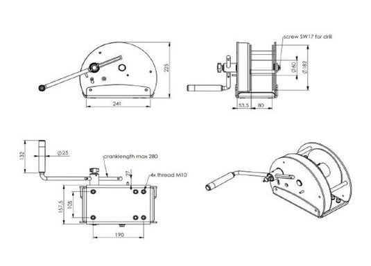 Gebuwin® Konsolvinsch för betong typ CW - 700kg