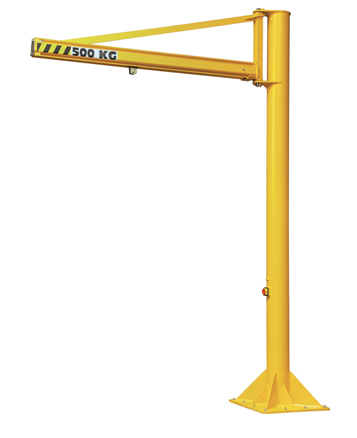 Ladda bild i galleriet, Comege PFTC Pelarsvängkran, ihålig profil, 270° rotation WLL 0-1T
