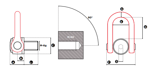 Codipro Roterbar Lyftögla DSS M72 WLL: 25T