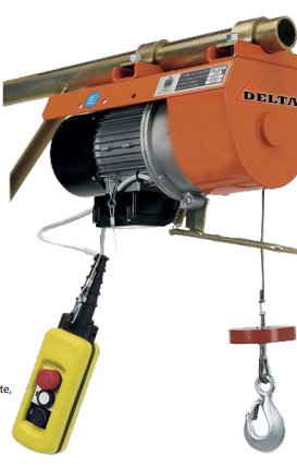 Ladda bild i galleriet, Delta Elektrisk vinsch DM/DT Lyft/drag  WLL 0.15T-0.2T EWL 16mtr-98mtr
