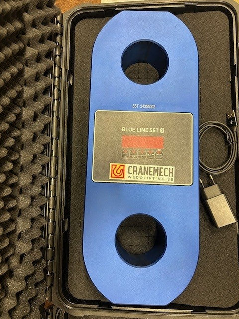 Ladda bild i galleriet, Uthyrning Vetec  Dynamometer WLL 55T med schacklar. Pris / dygn.
