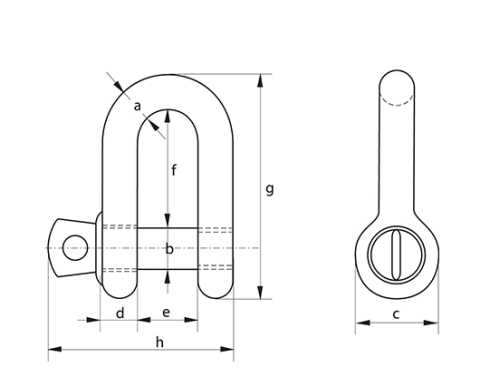 Schackel Green Pin® Chain Schackel G-4151- WLL: 35T