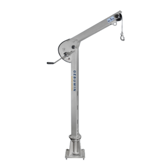 Gebuwin Swivel SST Davitkran