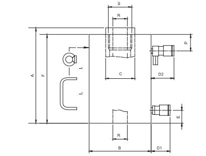 Holmatro HHJ 5 S Hydraulisk Domkraft ihålig cylinder WLL 5T Cylinder slaglängd: 25mm