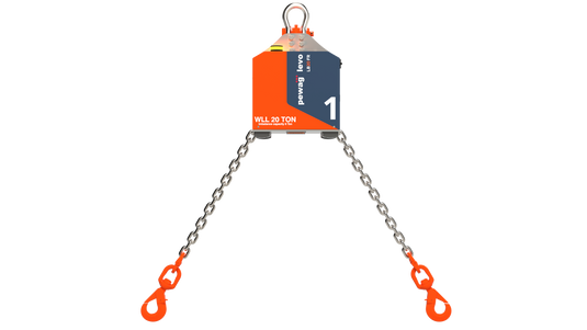 Uthyrning Pewag Levo LB Load Balancer frikoppling blixtljusvarnare WLL 20T ( Imbalance 6T) . Pris / dygn.