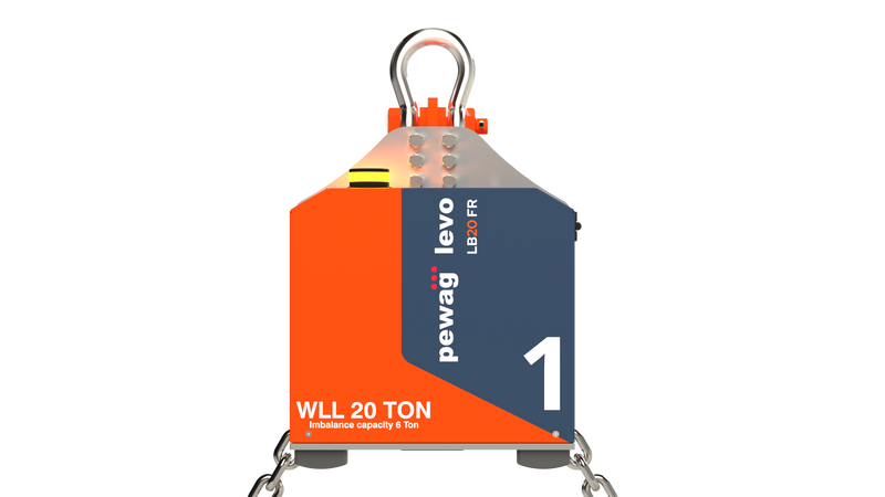 Ladda bild i galleriet, Uthyrning Pewag Levo LB Load Balancer frikoppling blixtljusvarnare WLL 20T ( Imbalance 6T) . Pris / dygn.
