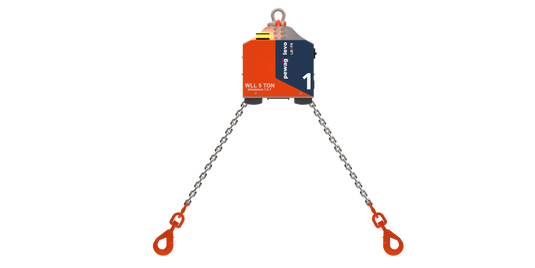 Pewag Levo LB Load Balancer frikoppling blixtljusvarnare WLL 5T ( Imbalance 2T)