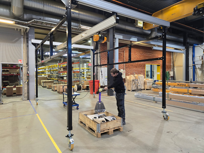 Ladda bild i galleriet, Erikkila Portabelt Skensystem - Flyttbar Arbetsstation
