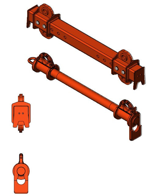 Ladda bild i galleriet, Uthyrning LyftOk Spridare Pelardubb LiftingXperts 21T Komplett EWL 740-1200mm. Pris / dygn.
