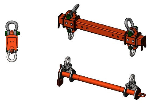 Ladda bild i galleriet, Uthyrning LyftOk Spridare Pelardubb LiftingXperts 21T Komplett EWL 740-1200mm. Pris / dygn.
