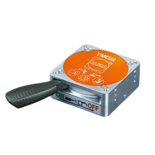 Alfra TMC 300R Lyftmagnet för runda ytor WLL: 0,3T