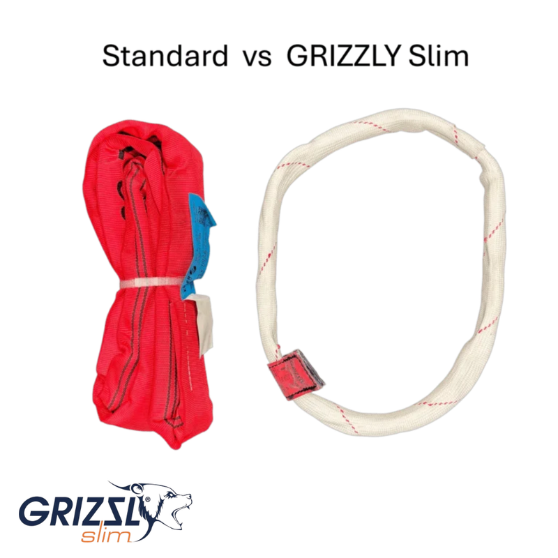 Ladda bild i galleriet, Grizzly® Fiberkätting HMPE Rundsling Slim  WLL: 3T - EWL 4/2 Mtr
