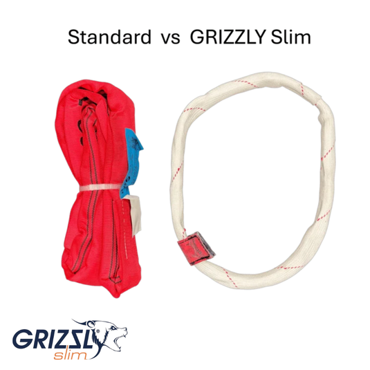 Grizzly® Fiberkätting HMPE Rundsling Slim  WLL: 3T - EWL 4/2 Mtr