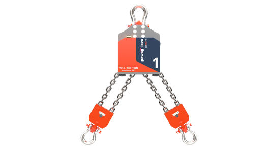 Pewag Levo LB Load Balancer frikoppling blixtljusvarnare WLL 100T ( Imbalance 30T)