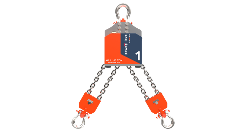 Ladda bild i galleriet, Pewag Levo LB Load Balancer frikoppling blixtljusvarnare WLL 100T ( Imbalance 30T)
