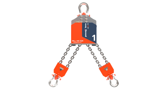 Pewag Levo LB Load Balancer frikoppling blixtljusvarnare WLL 100T ( Imbalance 30T)