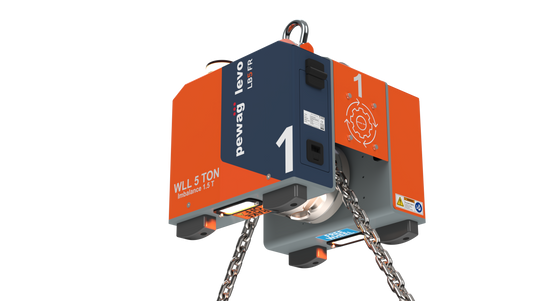 Uthyrning Pewag Levo LB Load Balancer frikoppling blixtljusvarnare WLL 5T ( Imbalance 2T). Pris / dygn.